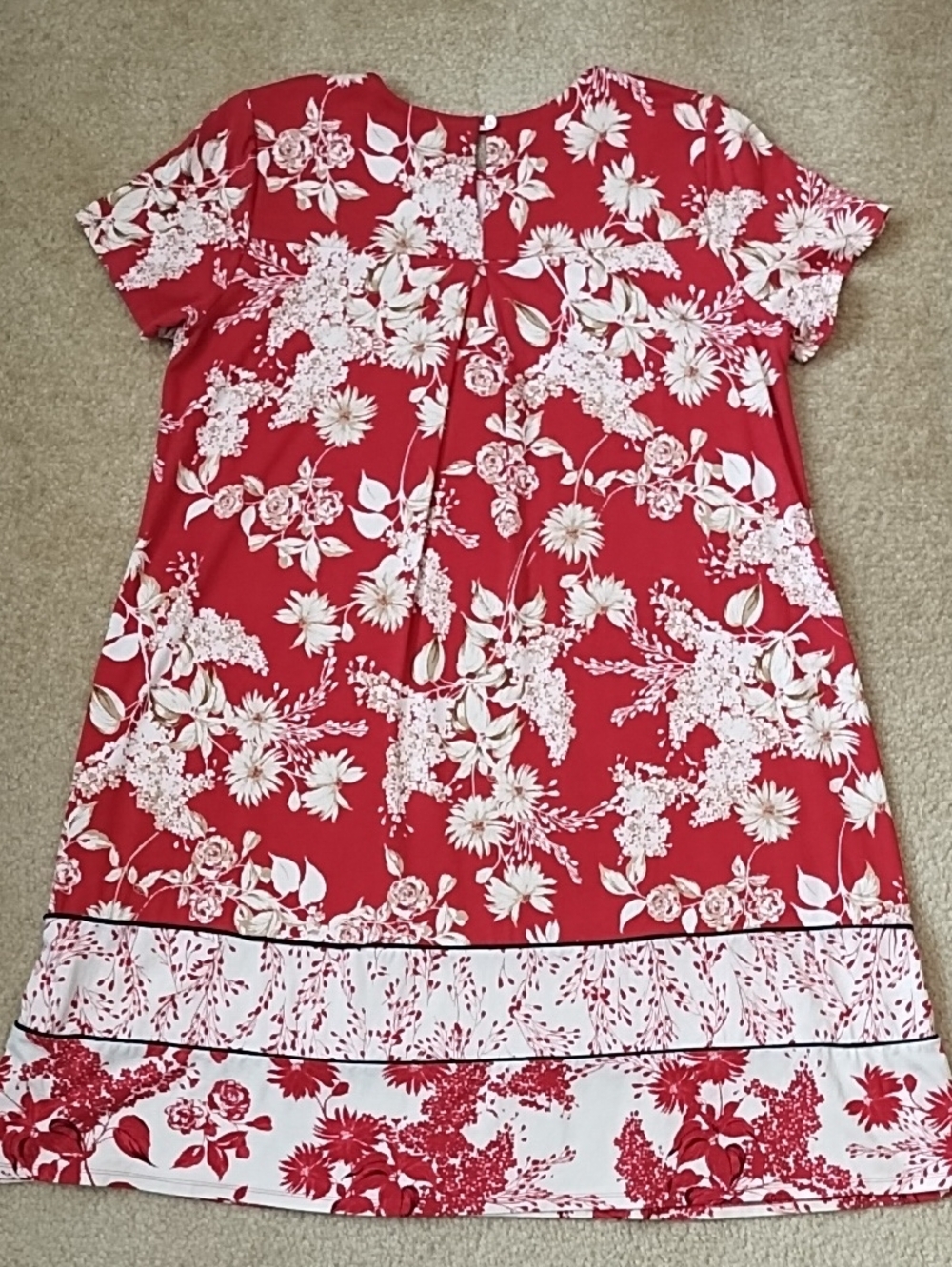 J. Jill Wearever Perfect T-Shirt Dress Women's Size Medium A-line Short Sleeve - Picture 7 of 12